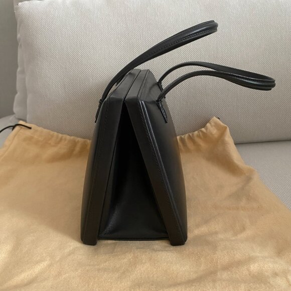 Loewe Vintage Small Postal Bag Top-Handle Black - Picture 3 of 9